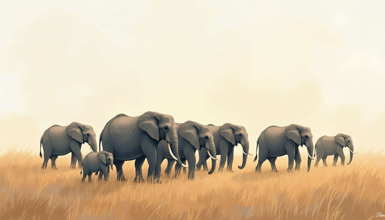 Herd of elephants
