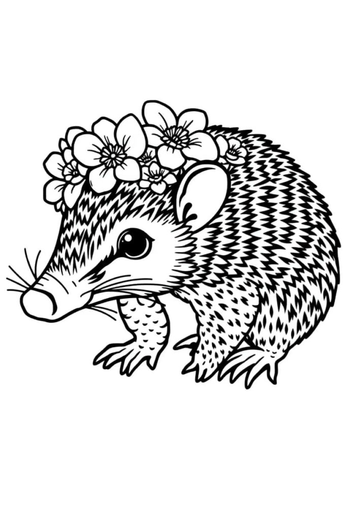 armadillo drawing coloring ideas pdf template sheet c
