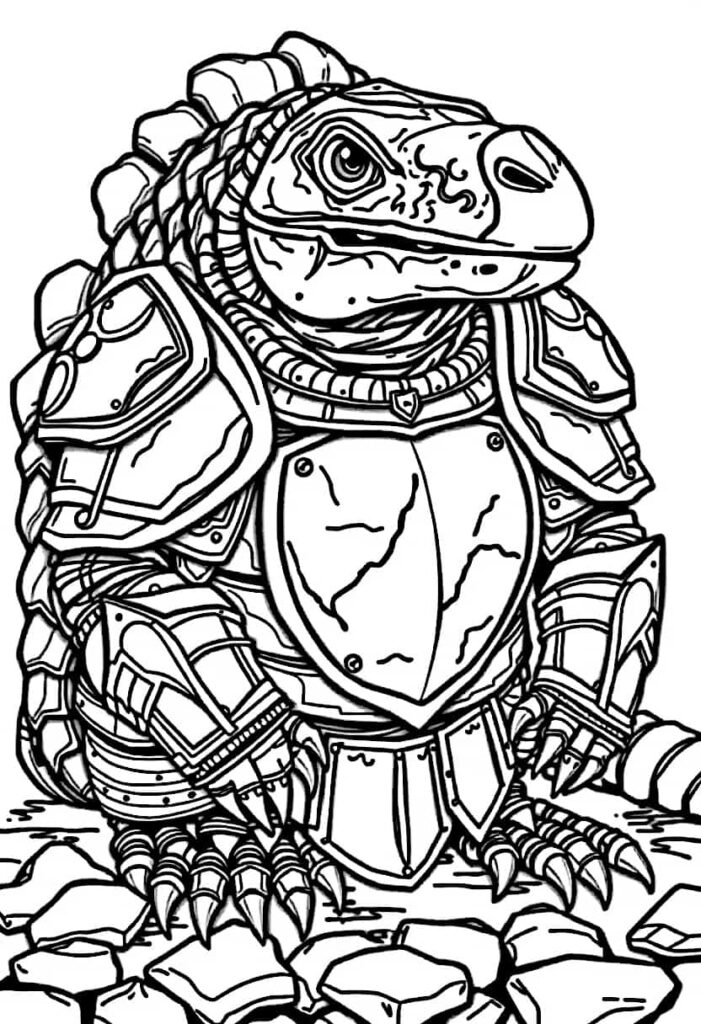 armadillo drawing coloring ideas pdf template sheet b