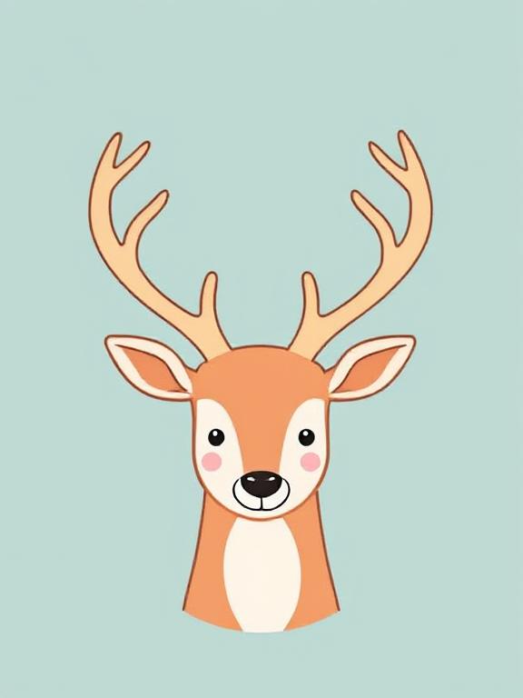 basic antler outline