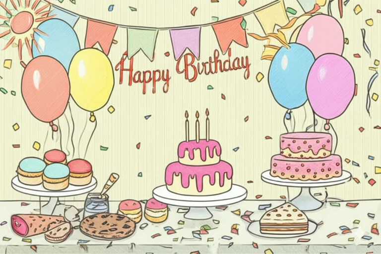 featured birtday coloring pages