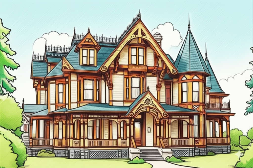 featured building drawing coloring pages
