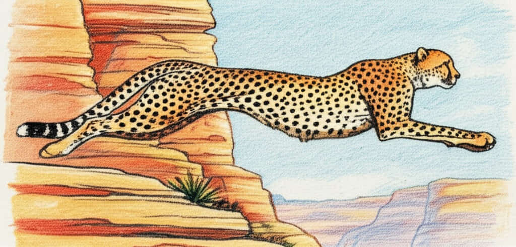 featured cheetah drawing
