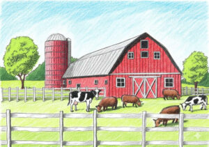 featured house coloring page and printable