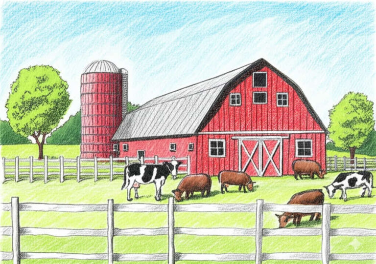 featured house coloring page and printable