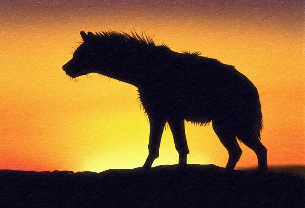 featured hyena drawing