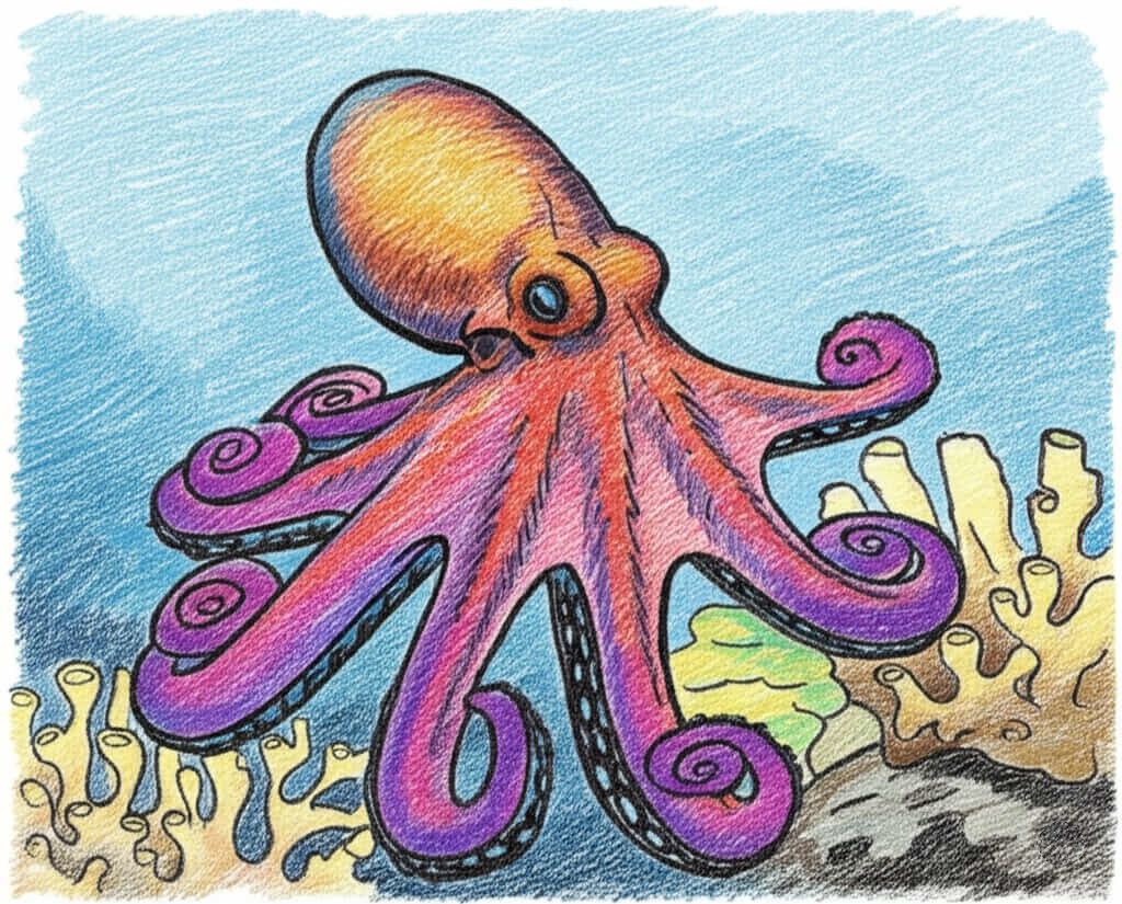 featured image octopus drawing ideas