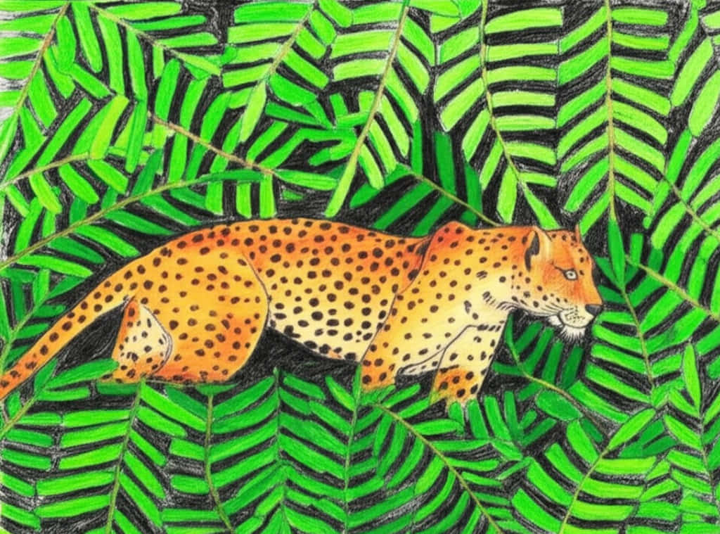 featured leopard drawing