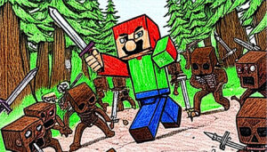 featured minecraft drawing coloring