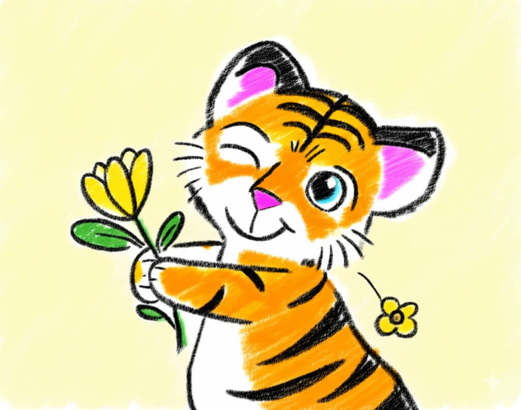 featured tiger drawing