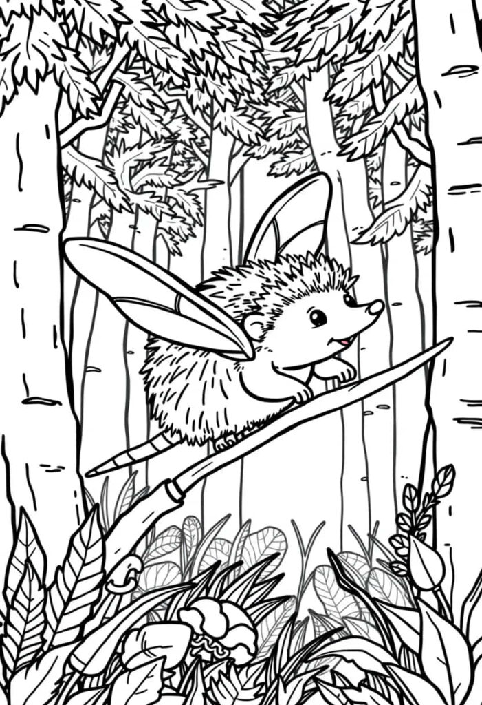 hedgehog drawing coloring ideas pdf template sheet bd