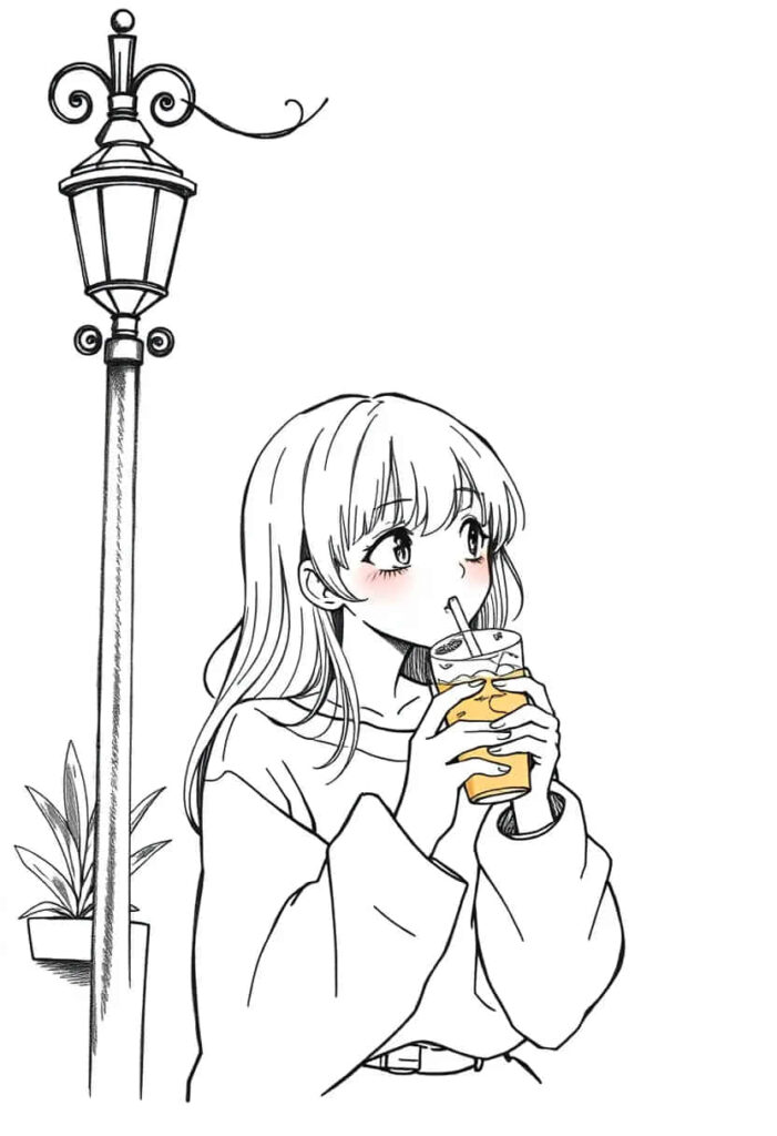 anime drawing c