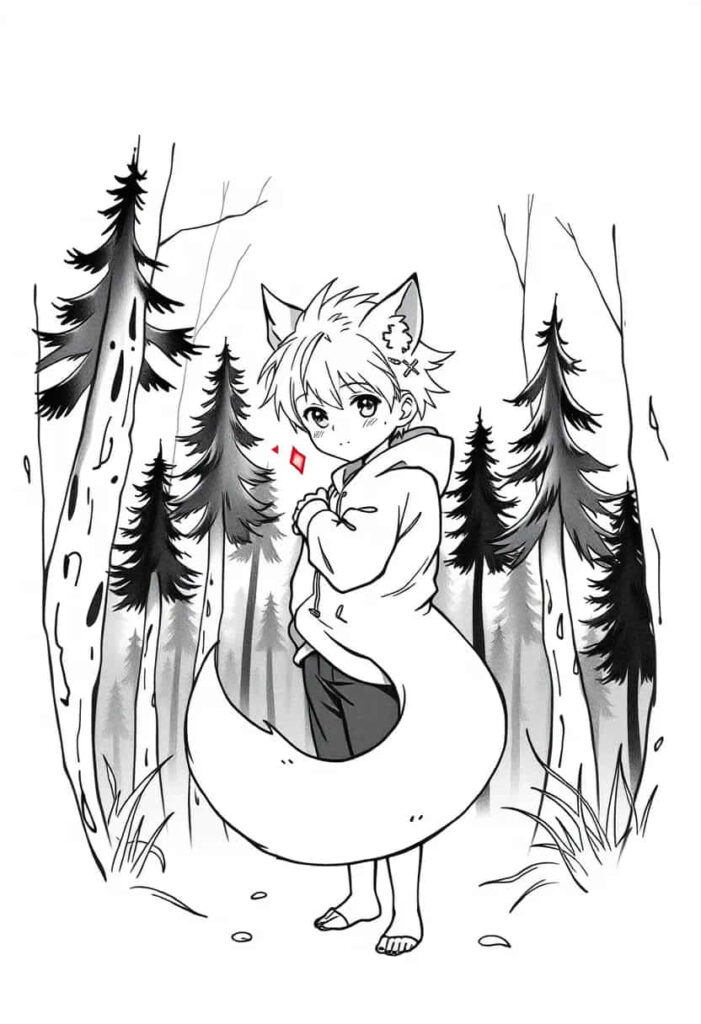 anime drawing d