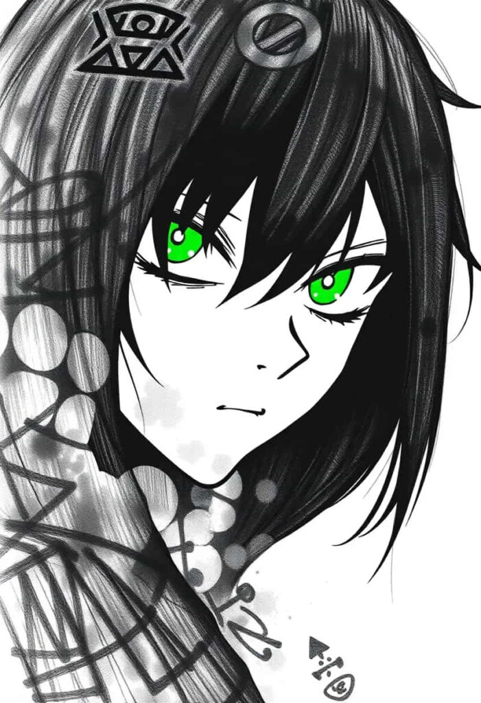 anime drawing f