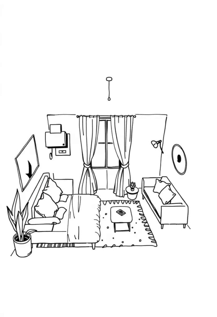 bedroomdrawing b