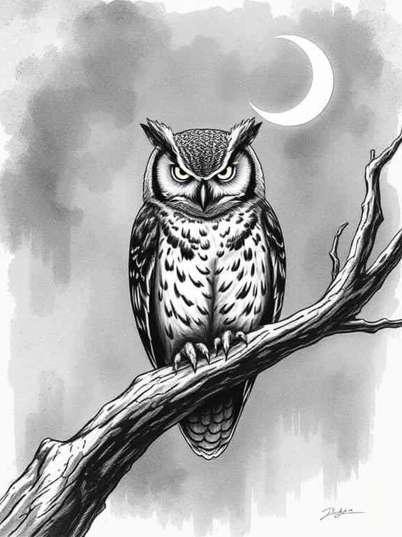 bird drawing sketch b
