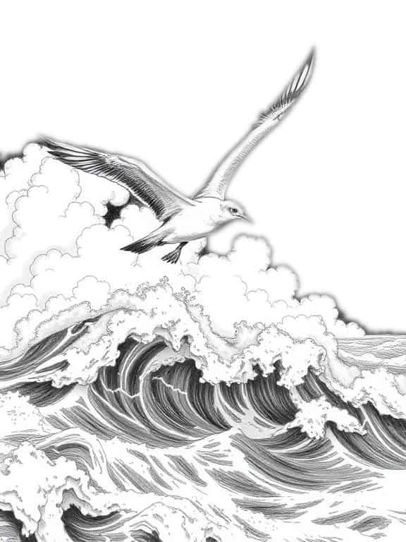 bird drawing sketch