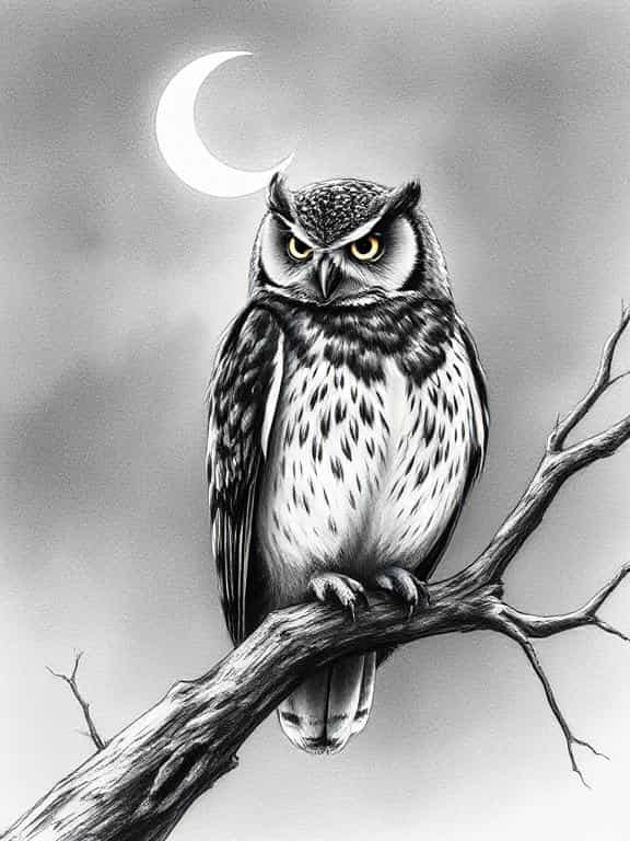bird drawing sketch e
