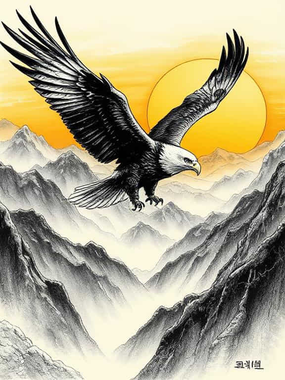 bird drawing sketch d
