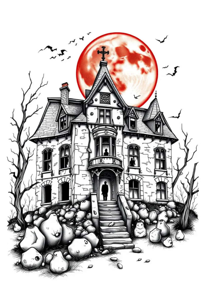 creepy horror scary drawing d ()