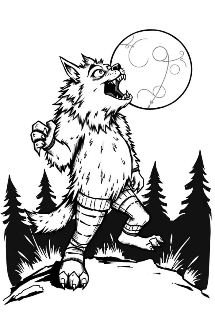creepy horror scary drawing fa ()