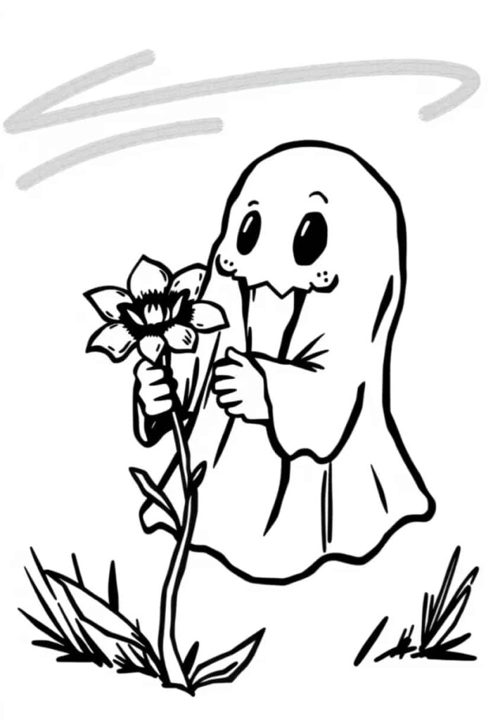 creepy horror scary drawing fa ()