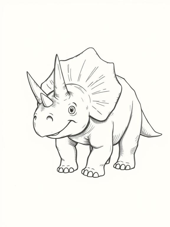 dinosaur drawing sketch