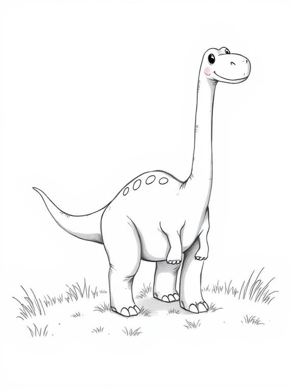dinosaur drawing sketch