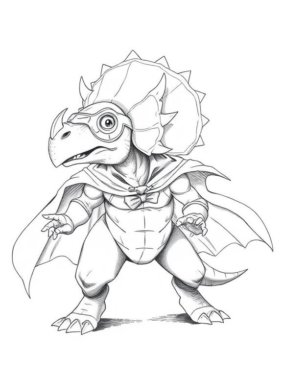 dinosaur drawing sketch b