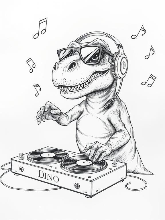 dinosaur drawing sketch c