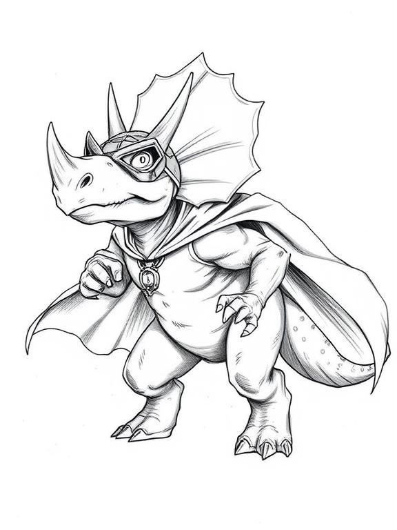 dinosaur drawing sketch ec