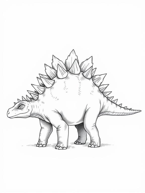 dinosaur drawing sketch f