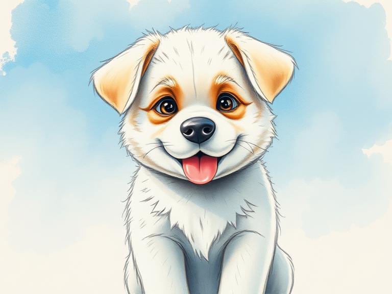 dog drawing featured