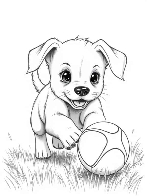 dog drawing sketch b