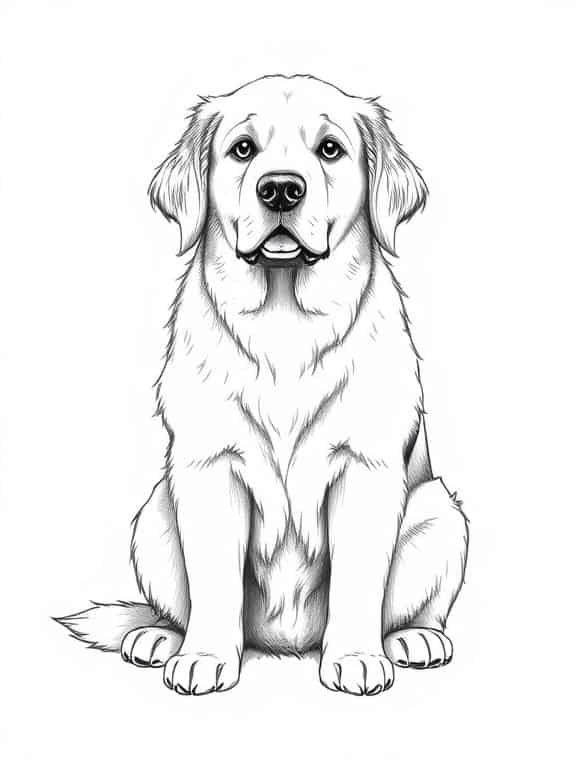 dog drawing sketch e