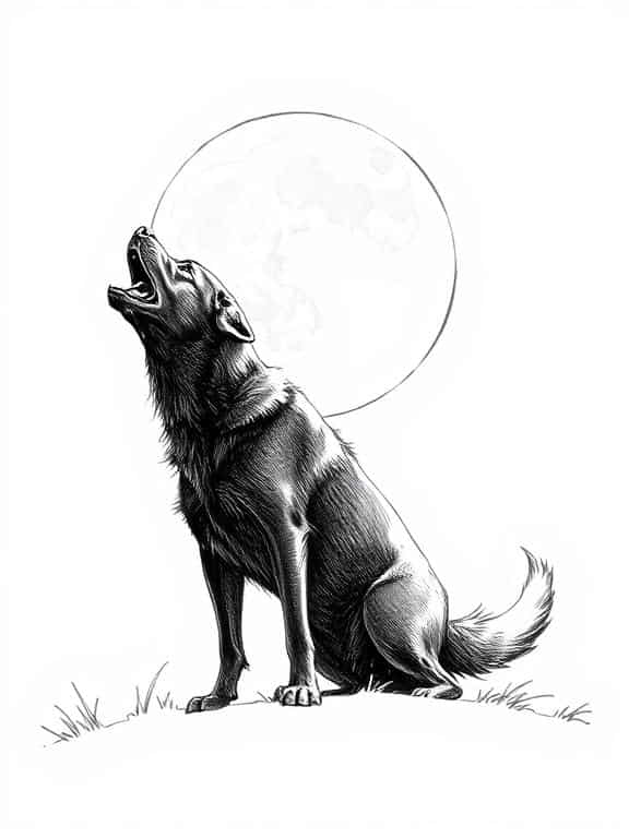 dog drawing sketch a
