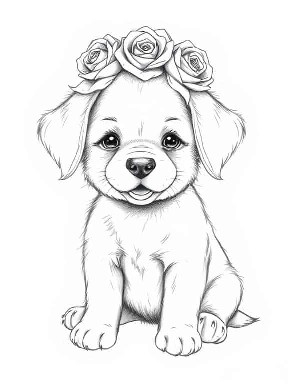 dog drawing sketch ad
