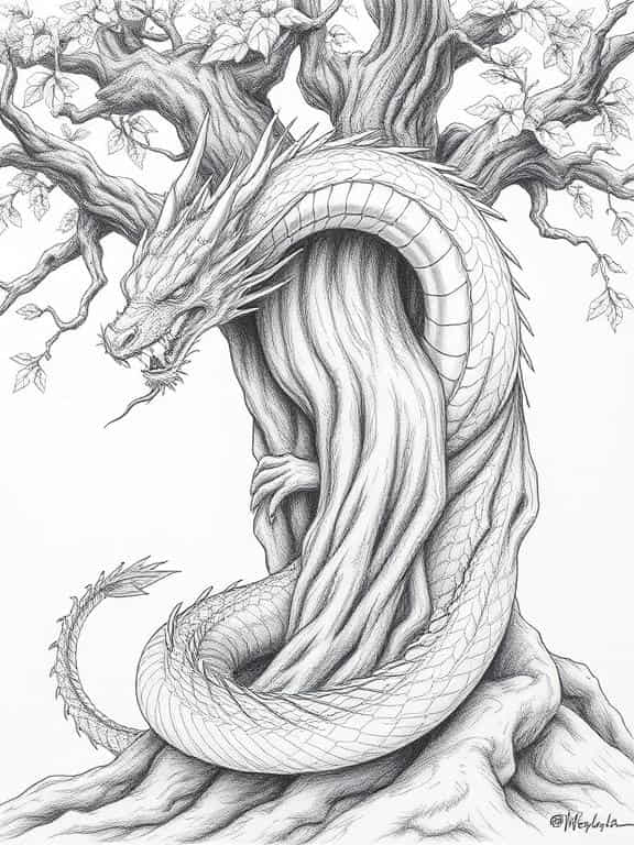 dragon drawings sketch c