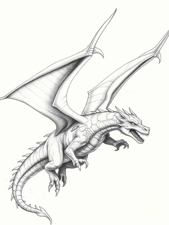 dragon drawings sketch ae