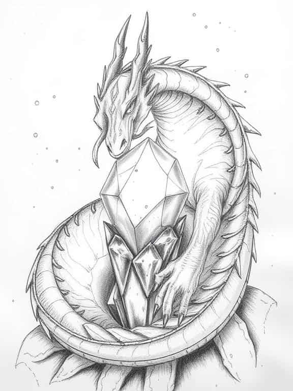 dragon drawings sketch b