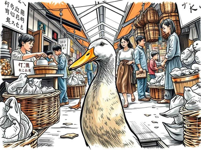 duck drawing featured