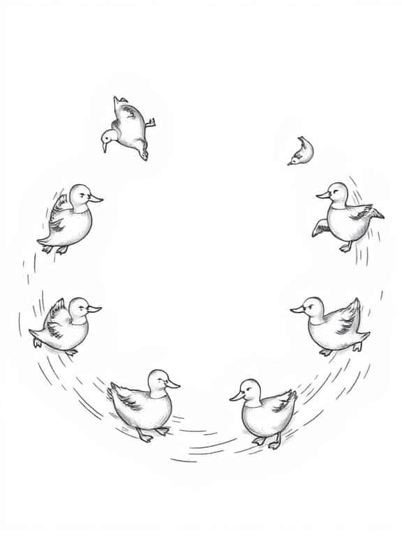 duck drawings sketch f