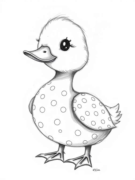 duck drawings sketch c