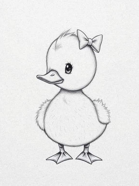 duck drawings sketch ac