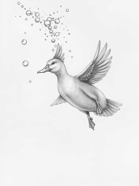 duck drawings sketch ce