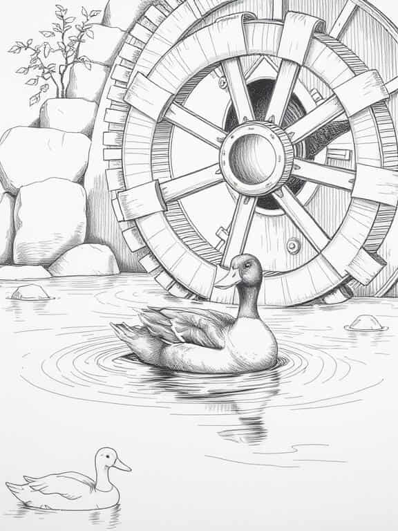 duck drawings sketch d