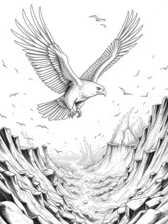 eagle drawing art sketch c