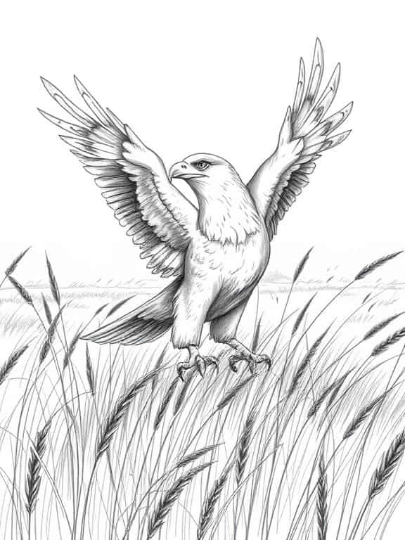 eagle drawing art sketch c