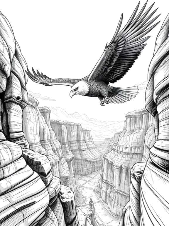 eagle drawing art sketch