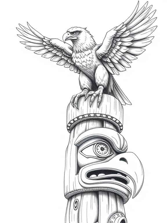 eagle drawing art sketch e